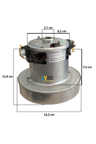 Ozba Ticaret Συμβατός με Bosch BGS 618M1 Μοτέρ ηλεκτρικής σκούπας 1400W HT50