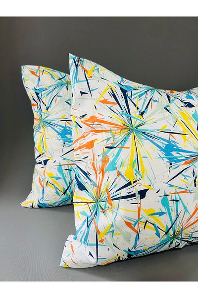 Belsina Home Patterned Zippered |   2 Pillowcases Cotton 50X70 cm