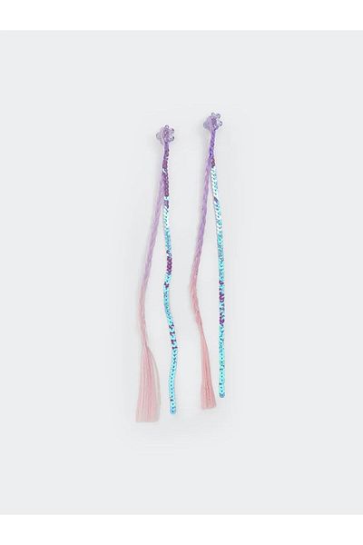 LC Waikiki ACCESORII LCW Set de 2 agrafe pentru fete cu păr fals (W5)