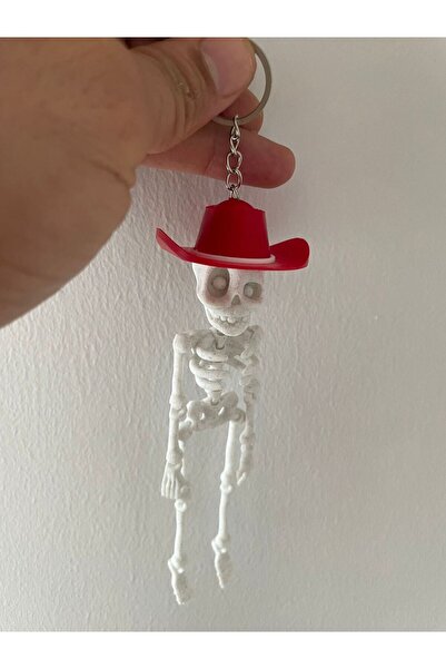 BaBaWoSs Ornament pentru oglinda retrovizoare în formă de schelet, ornament p...