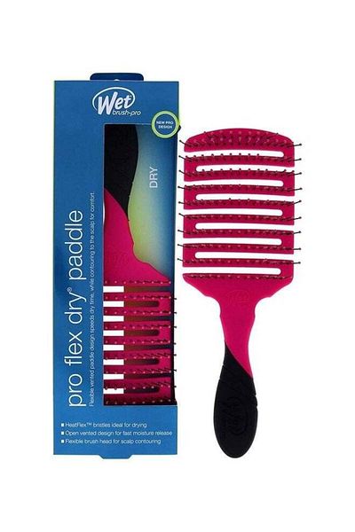 Wet Brush فرشاة شعر برو فليكس للتصفيف الجاف - وردي/أسود