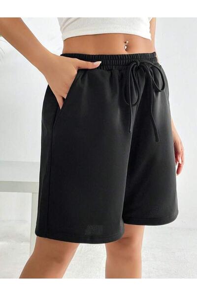 berfmoda SİYAHHH RENK YAZLIK BOMBA ŞORT TER TUTMAYAN İKİ İPLİK