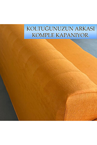 Home SÜET ŞÖNİL KUMAŞ 3Lü Komple Giydirme Kanepe & Çekyat, Bohem, Porto, Vb. Model Koltuk Kilifi