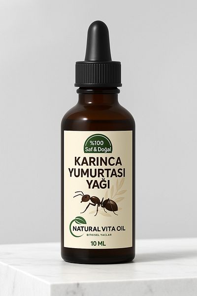 vita 100% Natural Ant Egg Oil - Reduces Hair, Nourishes Skin |   10 ml