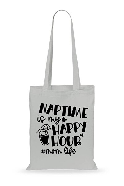 Boomer Sacosa de bumbac, imprimata cu mesaj haios "Naptime"