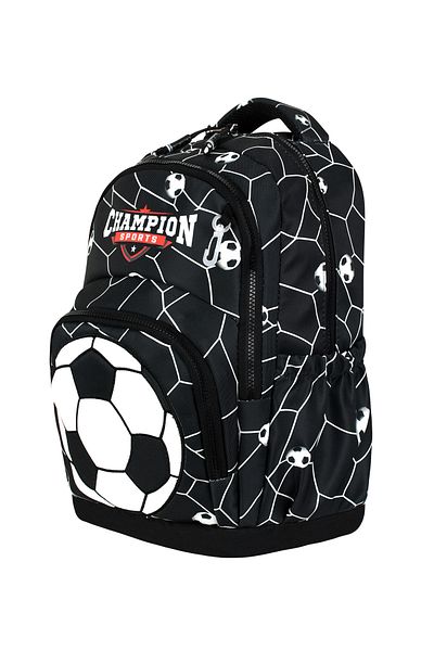 BGT BEGATİ Football Ball Fan Patterned Triple Children's Primary School Bag (Bag.Thermal Nutrition.Pencil Holder)