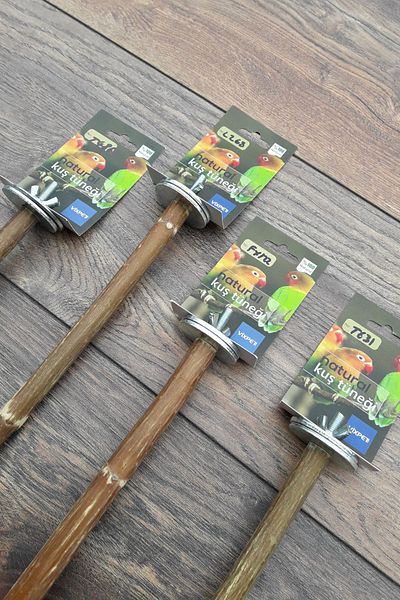 Vixpet Venty 4-Piece Natural Parrot Perch Set |   Branch Trench |   Forpus, Muhabbet, Sevda, Paradise - M559
