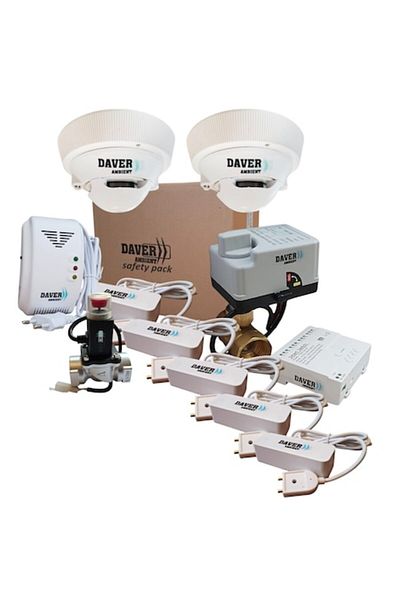 Daver Kit inteligent de siguranță cu senzori de gaz, apă și fum - Pachet de siguranță 1.5.2