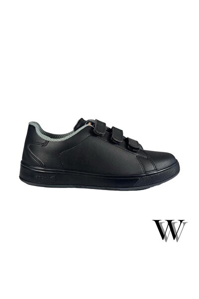 e&e Mekap 303-C Siyah Microfiber 4 Mevsim Yarı Ortopedik Günlük/İş Ayakkabısı İş Spor Ayakkabı KORUMASIZ