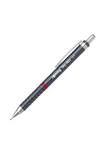 Rotring Tikky Retro 0.5mm Mekanik Kurşun Kalem Metalik Gri / 2202567