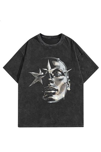 DENOKMODA Vintage Washed T-Shirt