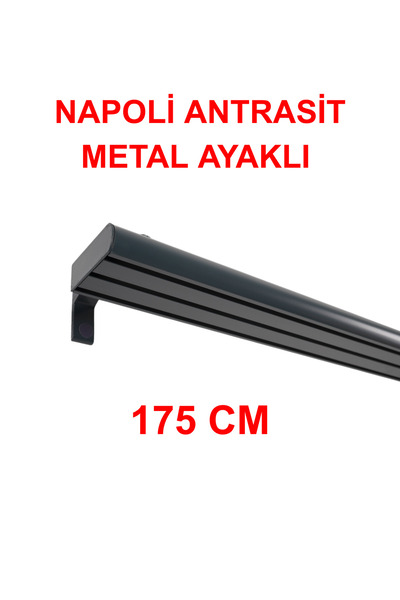di'mora by ağbaht züc. NAPOLİ METAL BAŞLIKLI ÜÇLÜ DEKORATİF RAY KORNİŞ MODERN...