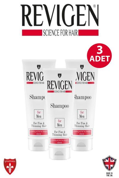 ASFSTORE Revigen Men's Shampoo 300 ml 3 Pieces