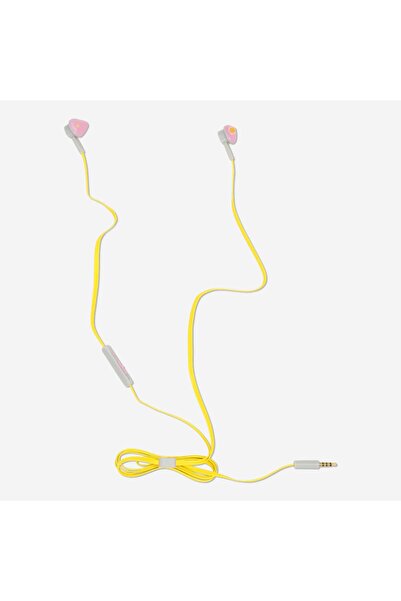 Flying Tiger Copenhagen Silikonlu Sarı/Gri Kablolu Kulaklık