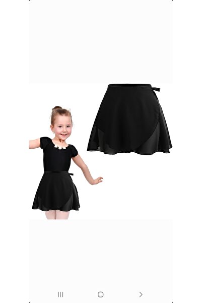 NİSANURTEKSTİL Women Girls Chiffon Ballet Dance Skirt