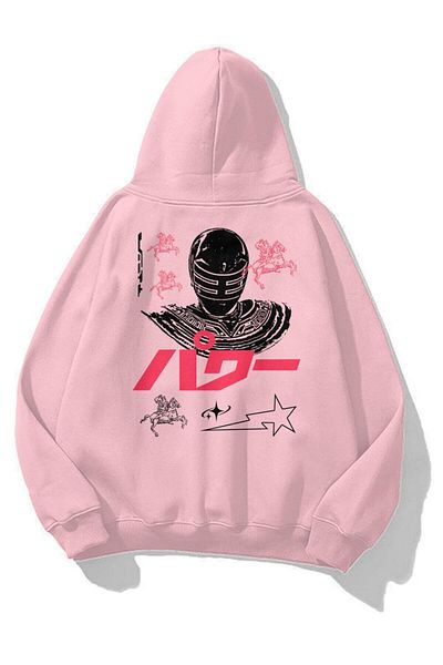 Hunors Sportswear & Company Unisex Helmet Sweatshirt Pink