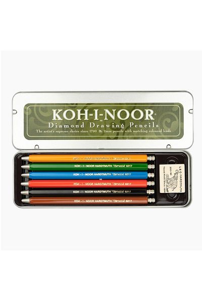 Koh-i Noor 5217 Portmin Versatil Pen Set 2.0 mm 6 Colors 5217-0N2