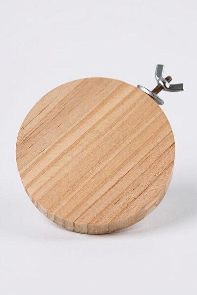 Alyones 3'lü Ahşap Kemirgen ve Kuş Aktivite Platformu Seti - Kafes Aksesuarı