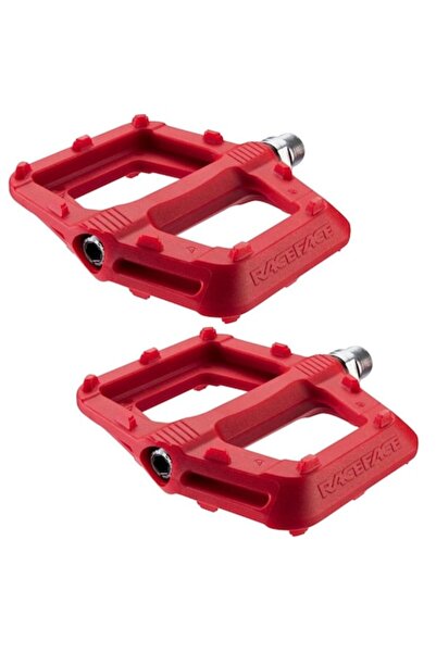 Race Face Professional Race Face Ride Pedals - Composite Material, Red Color