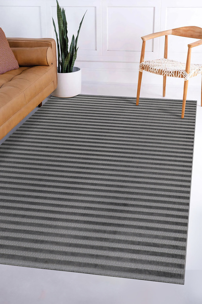 SARAZ HALI Kadife Bambu Dokuma Modern Kaymaz Salon Halısı Mutfak Halısı Korid...