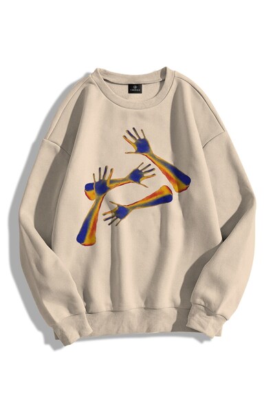 Hunors Sportswear & Company Unisex Heatmaps Arms Crew Neck Sweatshirt Hoodie