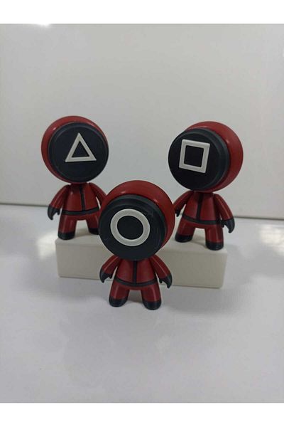 smilechild Squid Game Figure Toy Set of 3 10 cm
