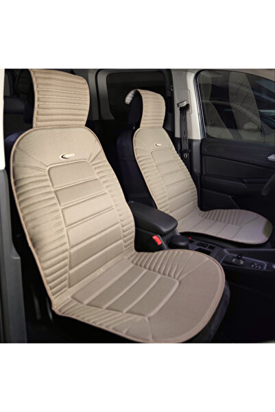 BsElektronik Design elegant Pernă pentru scaun Bumerang Set de 2 perne Bej și cusături Design bej