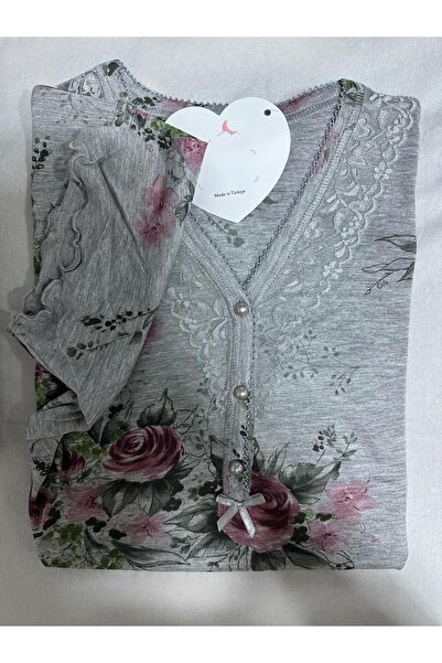 İpek Women's Short Sleeve Capri Bamboo-Cotton Pajamas Set