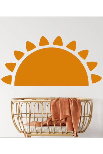 Sim Tasarım Modern Design Sun Theme Decoration Wall Sticker