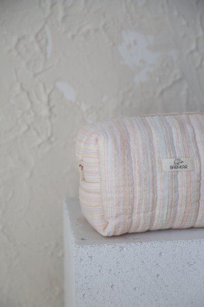 BabyKAR Parıltı Mother Baby Care Bag, Cosmetic Bag and Organizer Muslin