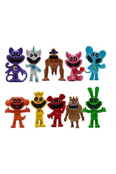 OEM Set 10 Figurine, Smiling Critters, 9 cm