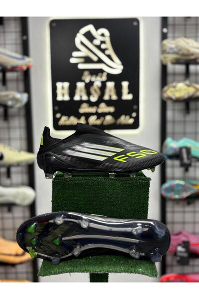 Store HASSAL SİYAH YEŞİL BAĞCIKSIZ FUTBOL AYAKKABISI