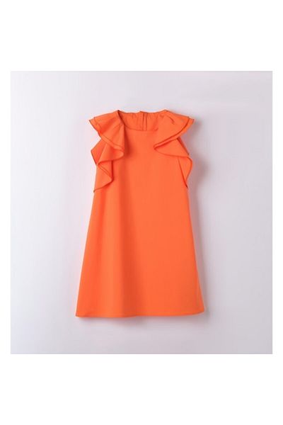 Sarabanda I Do - Rochie cu volane pentru fete, 4.6555, Portocaliu, 152-164 cm