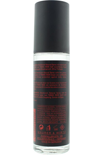 Tabac Original Man by Maurer & Wirtz Deodorant Spray 3.4 oz for Men