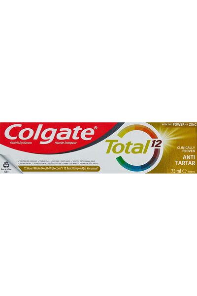 Colgate Total Toothpaste Anti-Tartar for Complete Mouth Protection for 12 Hou...