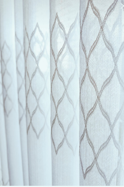 YS PERDE TASARIM ستارة تول عالية الجودة لغرفة المعيشة الحديثة من الدانتيل الل...