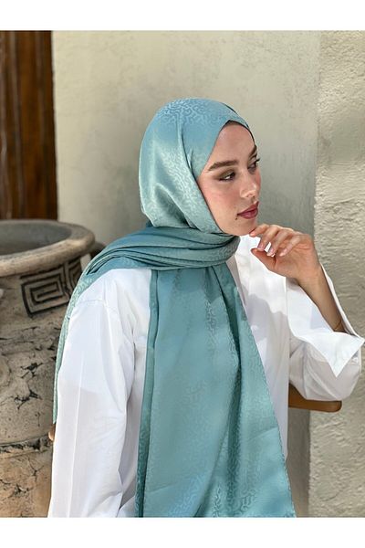 Modakaşmir Silky Jacquard Series Path Pattern Shawl