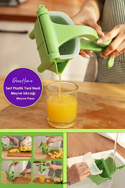 MCA Deerhome عصارة فواكه يدوية، عصارة برتقال بضغط اليد، عصارة الرمان والليمون...