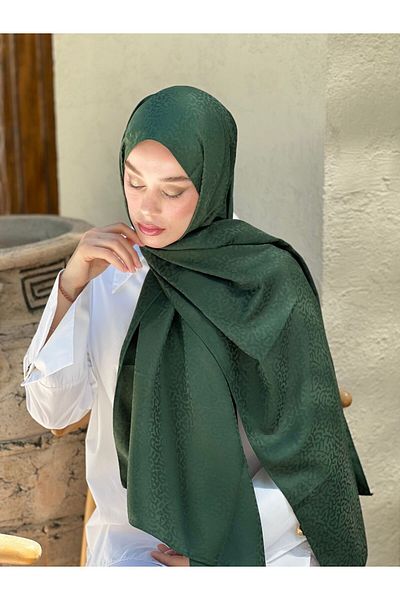 Modakaşmir Silky Jacquard Series Path Pattern Shawl