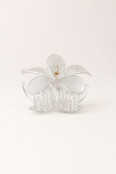 TAYEM Lotus Latch Buckle, Flower Buckle with Glitter Detail