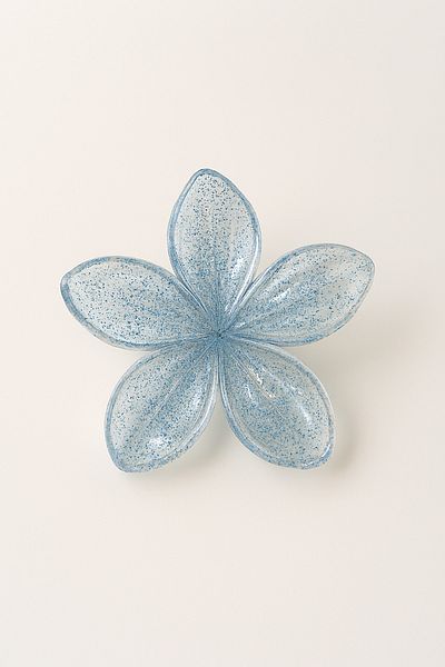 TAYEM Lotus Latch Buckle, Flower Buckle with Glitter Detail