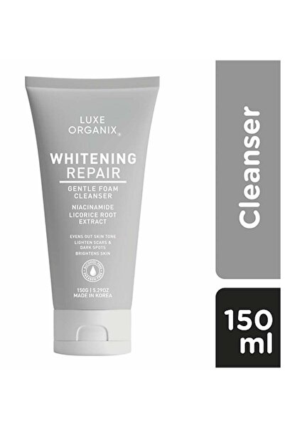LUXE ORGANIX منظف رغوي خفيف للغاية لإصلاح وتبييض البشرة 150 جم