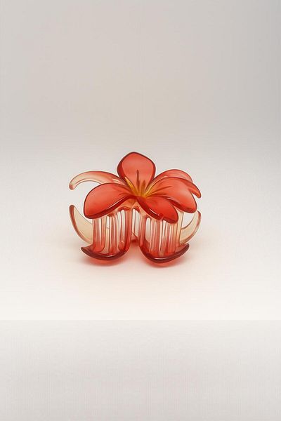 TAYEM Lotus Latch Buckle, Colorful Lotus Flower Buckle
