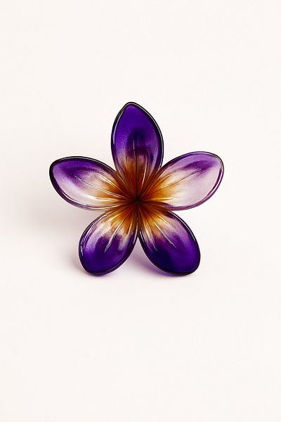 TAYEM Lotus Latch Buckle, Colorful Lotus Flower Buckle