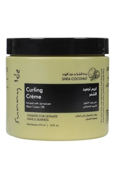 Sunny Isle كريم للشعر الكيرلي بزبدة الشيا وجوز الهند من ساني ايل - 473مل