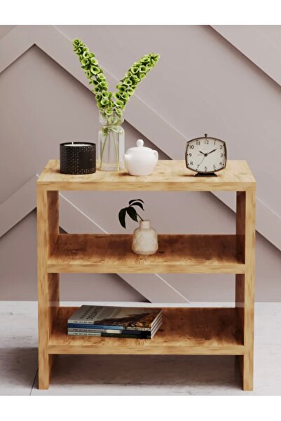 Store Viyana – 3 Katlı El Yapımı Ahşap Raf Ünitesi | Zamansız Tasarım | Klasik & Şık Komodin