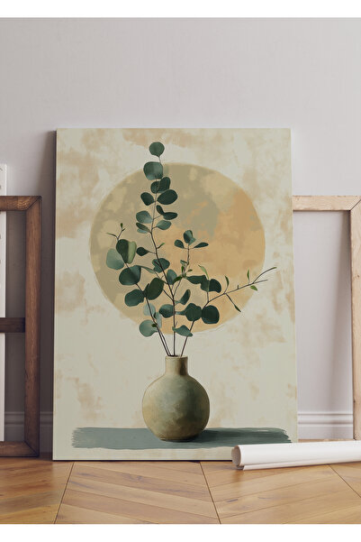 Design Art House Modern Tasarım Yüksek Kalite Ev Ofis İşyeri Dekorasyon Vazo ve Çiçek Detaylı Tablo