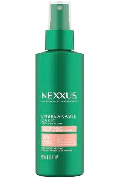 Nexxus بخاخ تكثيف الشعر بالكيراتين والكولاجين والبيوتين للشعر الناعم، 6 أونصة
