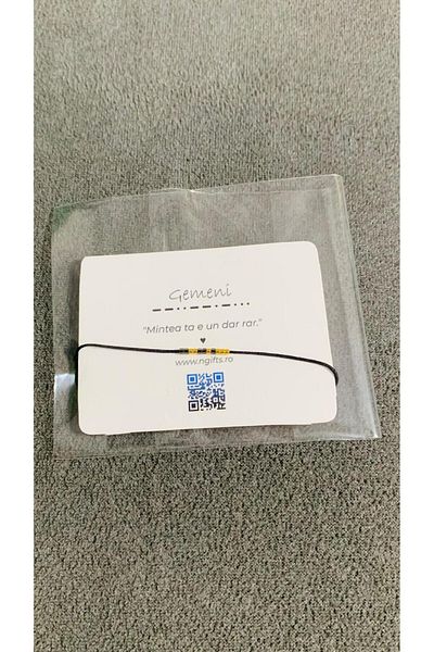 OEM Bratara Cod Morse - Zodia Gemeni