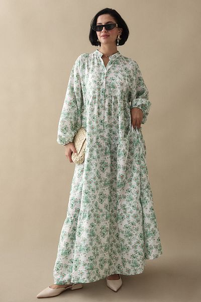 InStyle Freesia Green Mango Dress